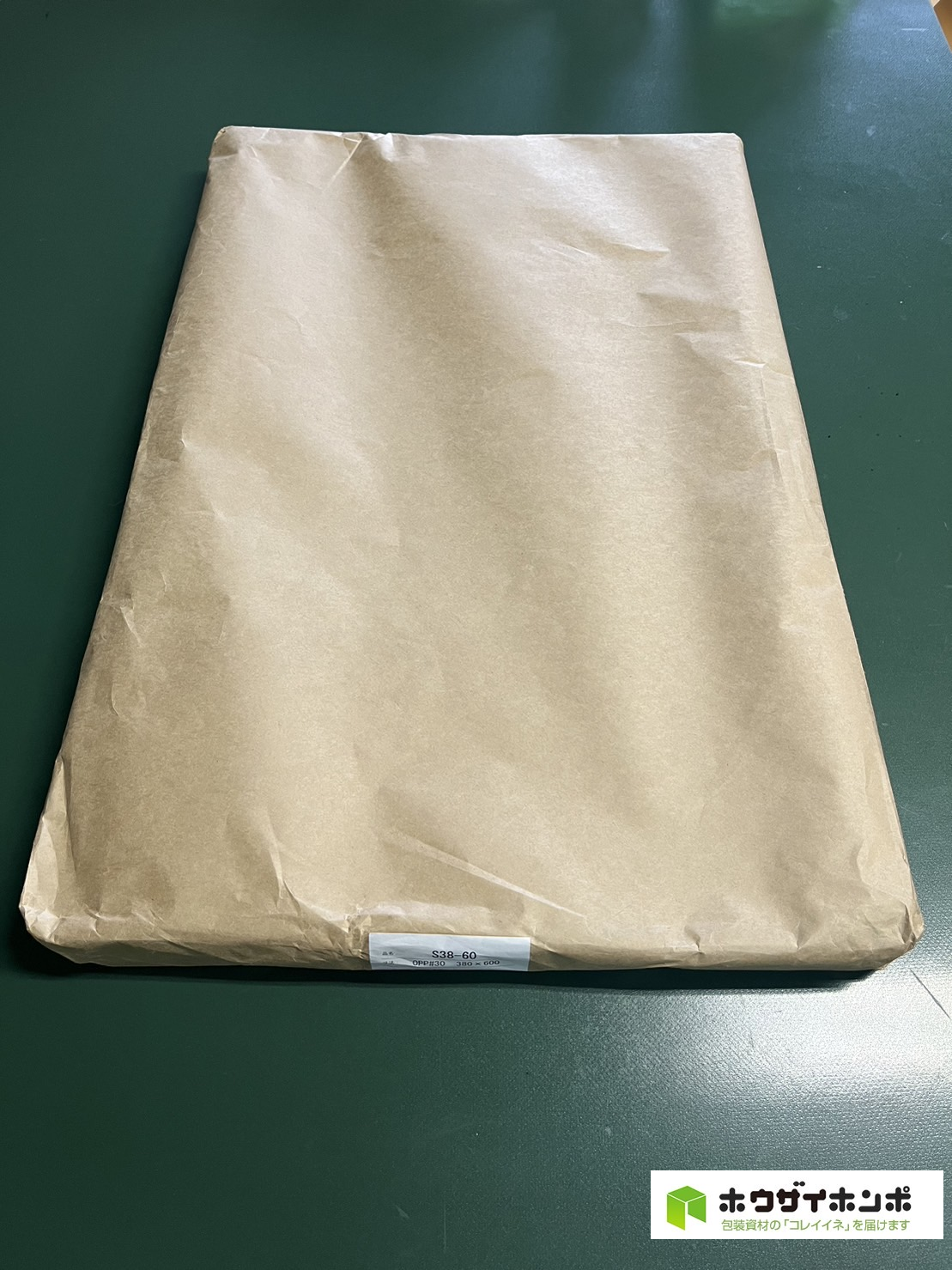 OPP袋テープなし S38-60(380×600(mm)) 【500枚】@9.84（500枚クラフト包装）